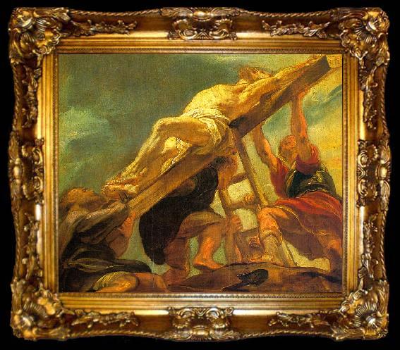 framed  Peter Paul Rubens The Raising of the Cross, ta009-2